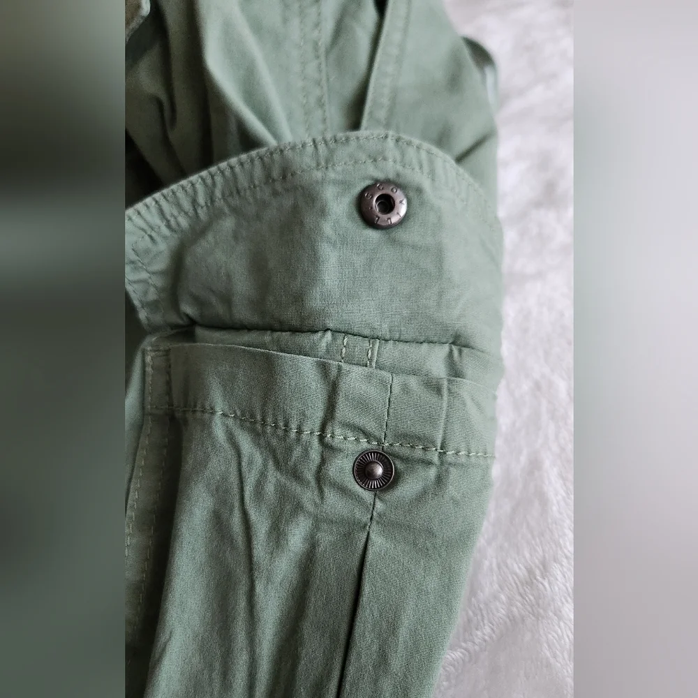 🩳 George Men’s Green Pull-On Cargo Shorts – Size Medium (32–34), NWT, 8” Inseam